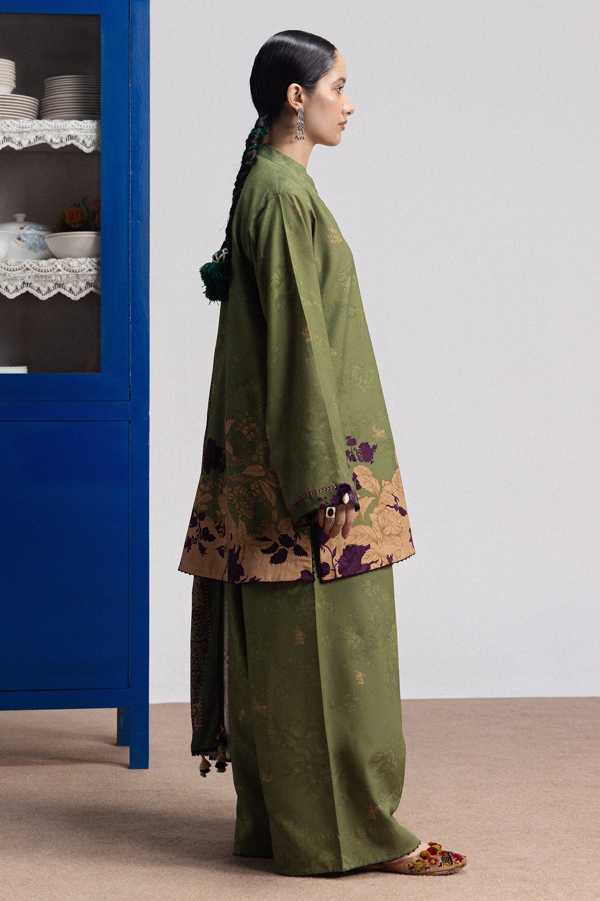 Iris 8B 3 Piece Printed Linen