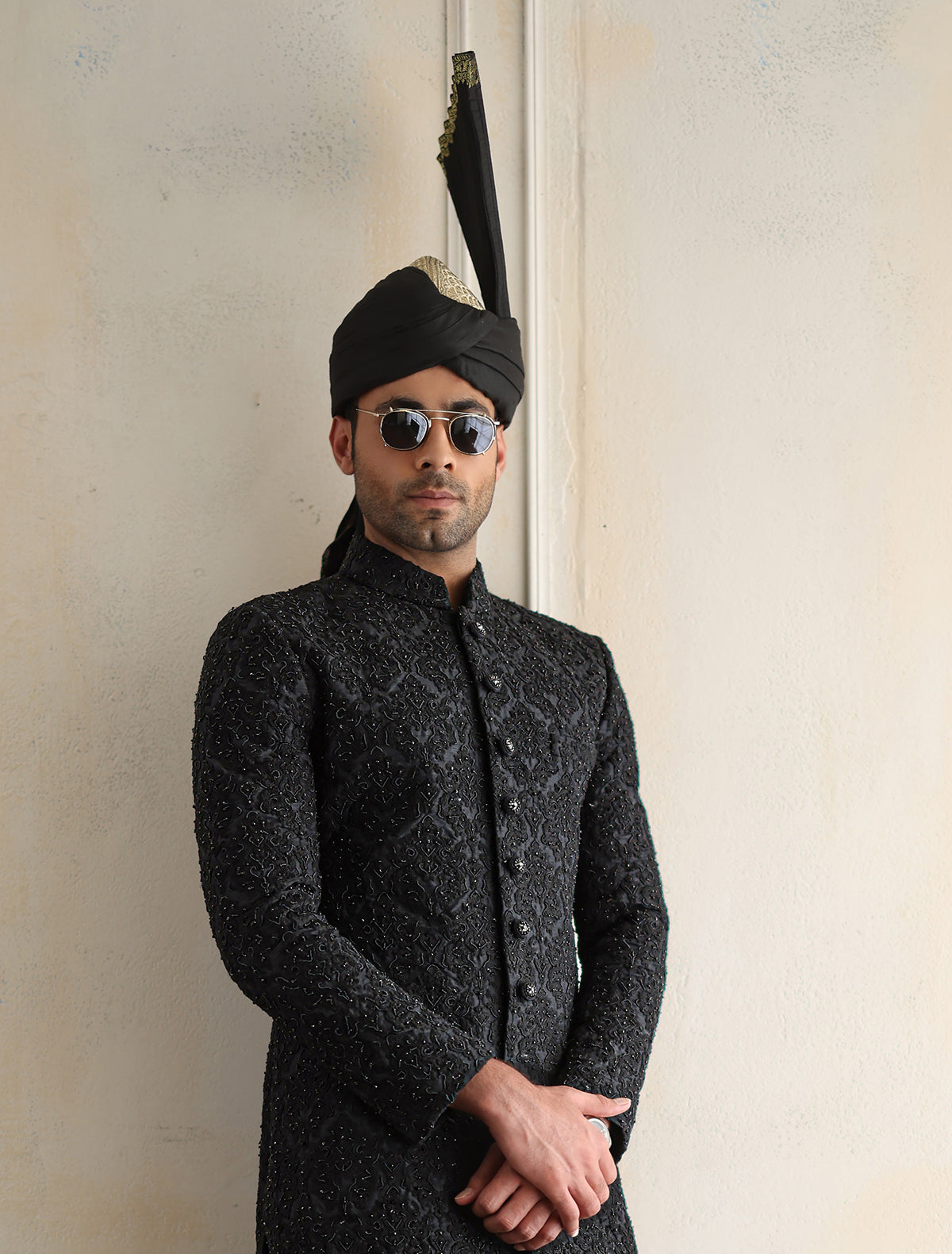Black Aitchison Turban