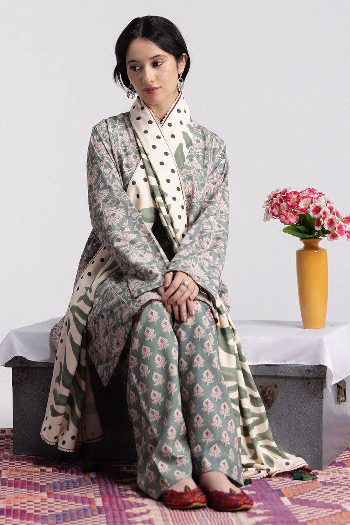Elowen 7A 3 Piece Printed Linen