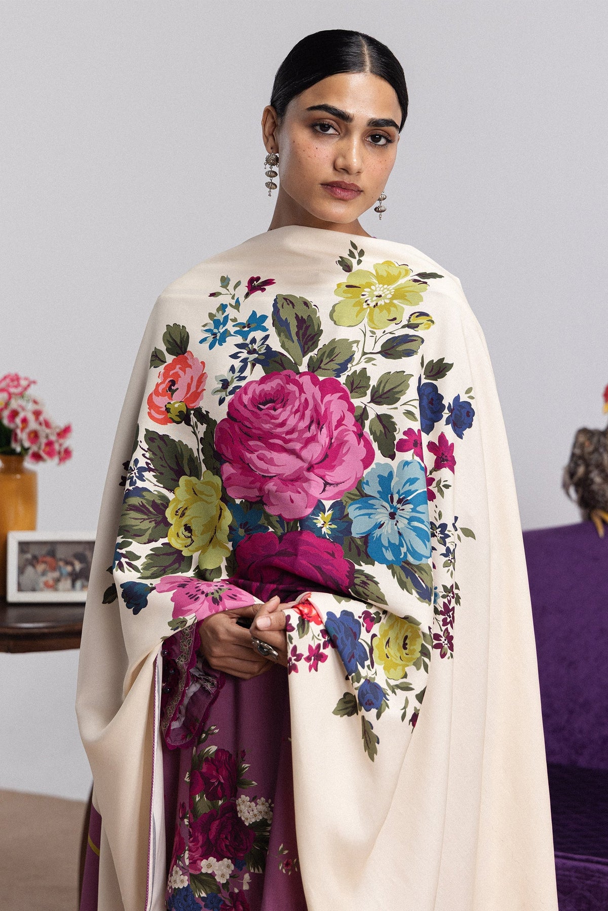 Katya 9A 3 Piece Printed Linen