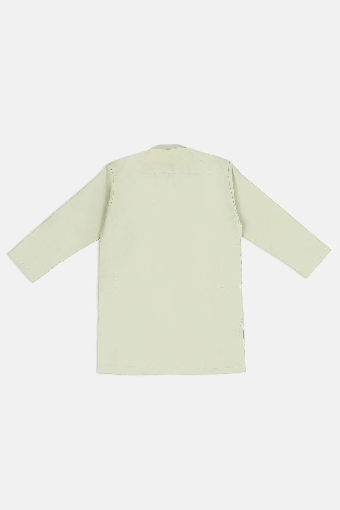 Mint Green Blended Kurta Trouser - Kids