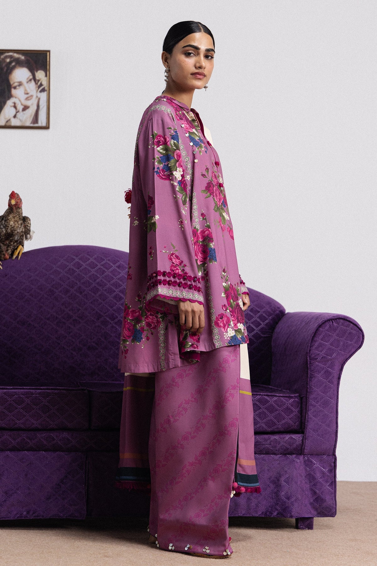 Katya 9A 3 Piece Printed Linen