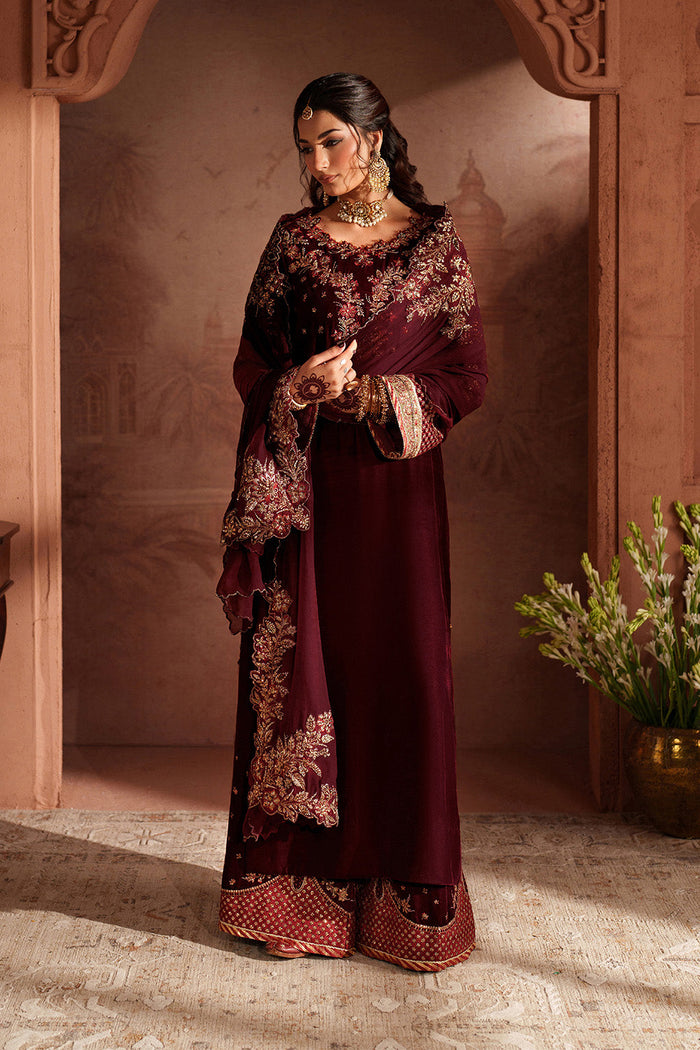 IV-55 Embroidered Velvet