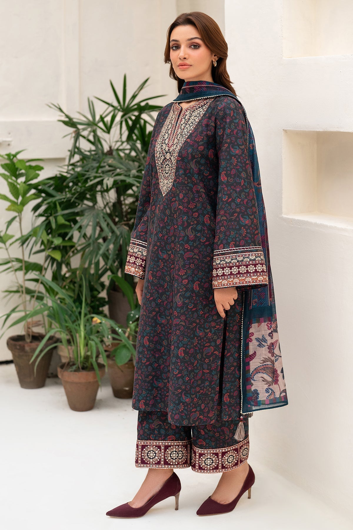Embroidered Premium Viscose RTW-0098 - Jazmin