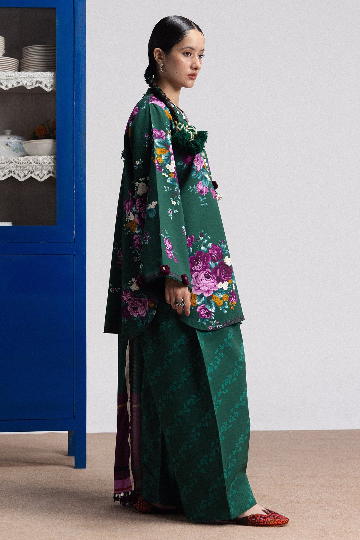 Katya 9B 3 Piece Printed Linen