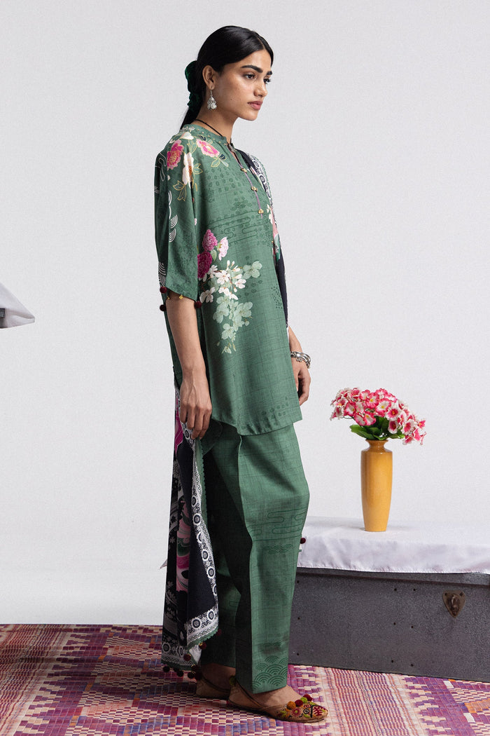 Hana 2B 3 Piece Printed Linen