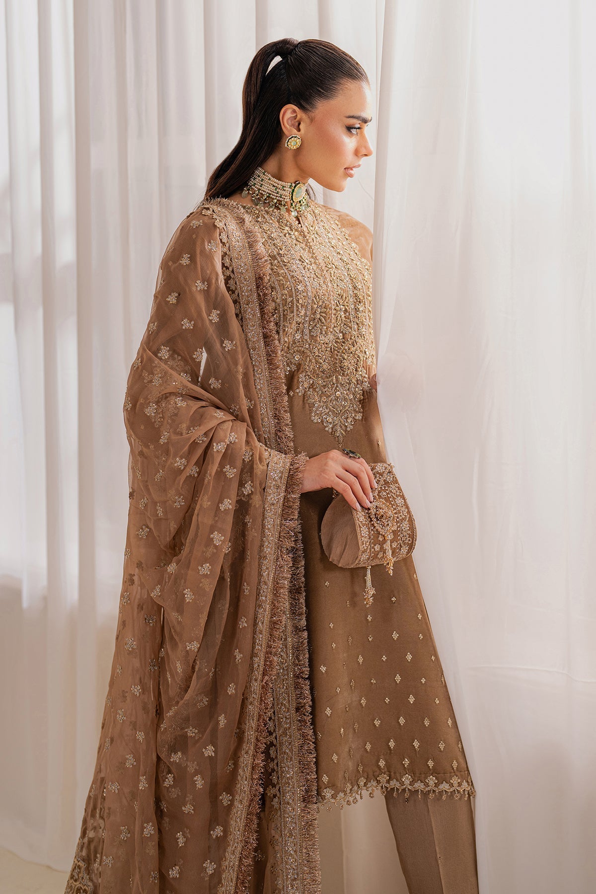 Embroidered Velvet UF-754