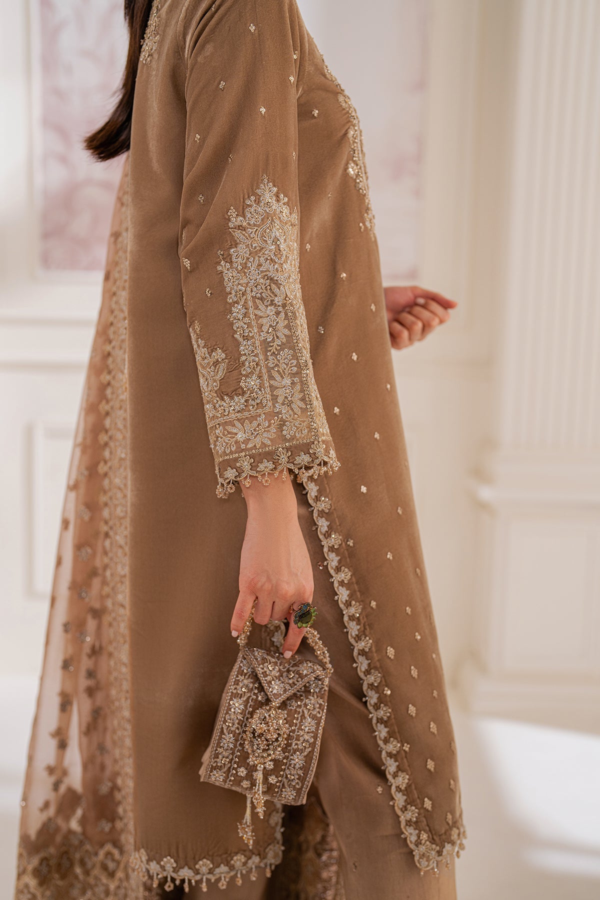 Embroidered Velvet UF-754