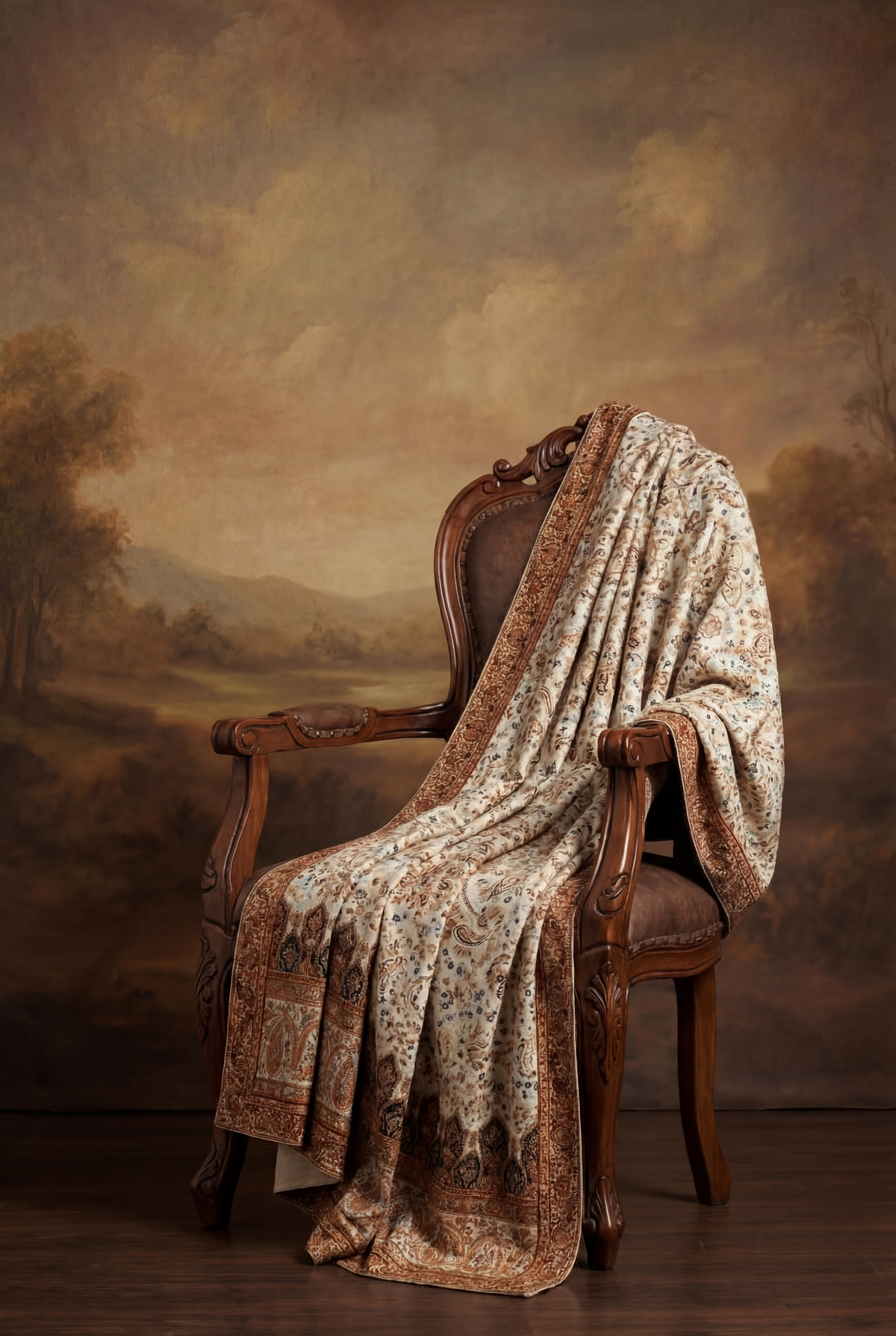 Traditional Embroidered Shawl