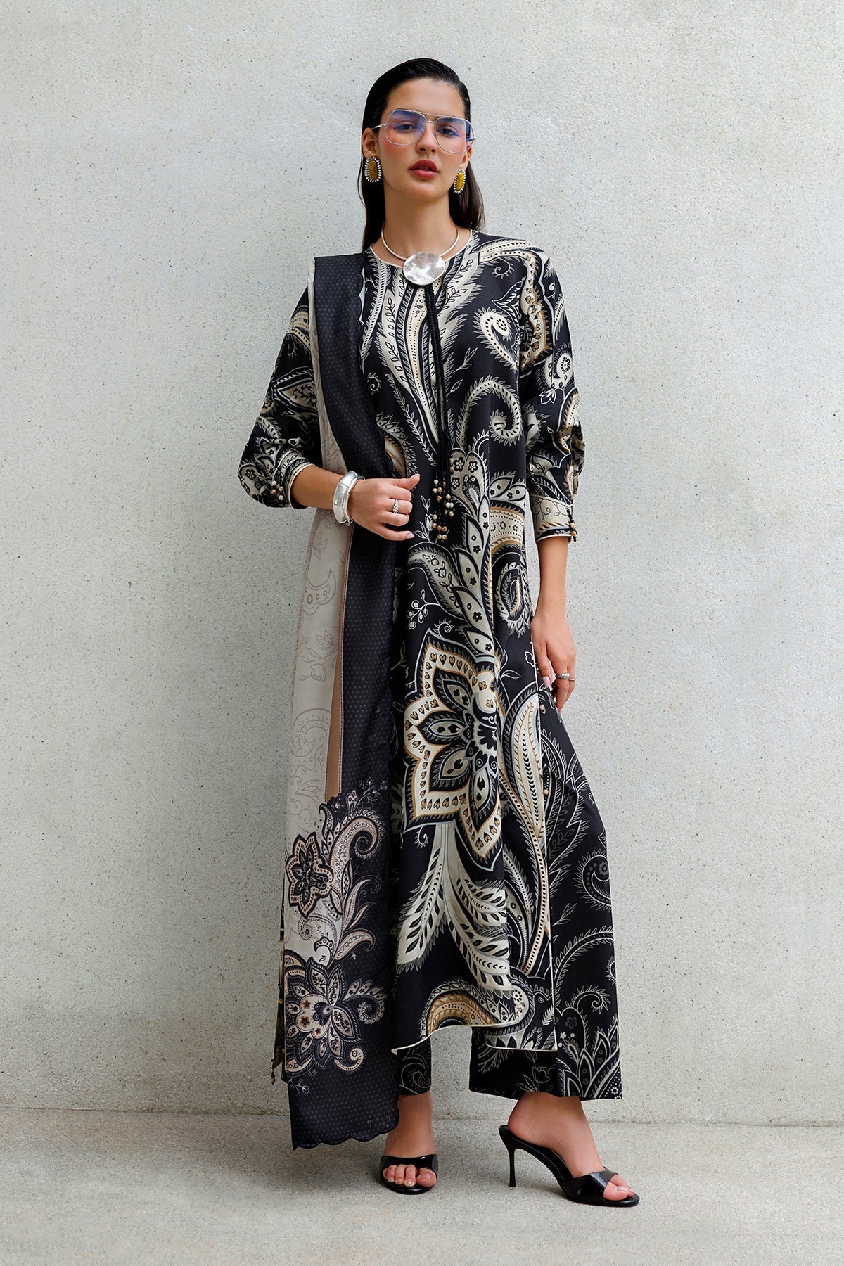 Digital Printed Viscose UF-4569 - Baroque