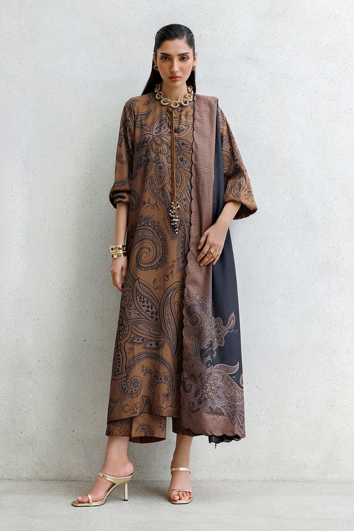 Digital Printed Viscose UF-4570 - Baroque