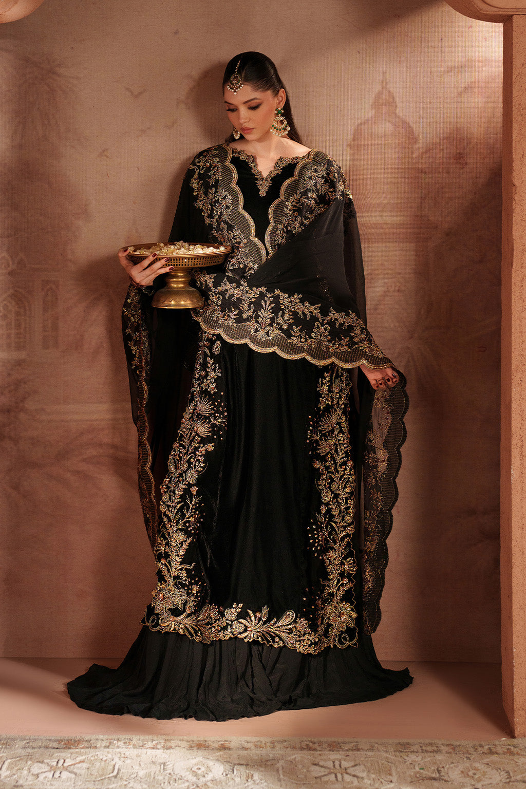 IV-62 Embroidered Velvet