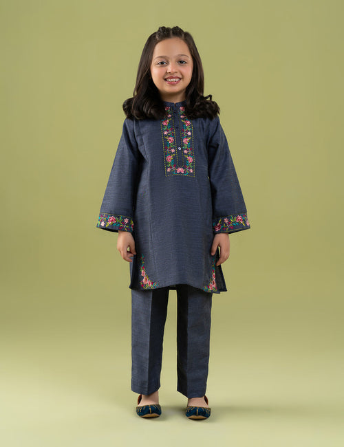 2 PIECE VIBRANT EMBROIDERED SUIT