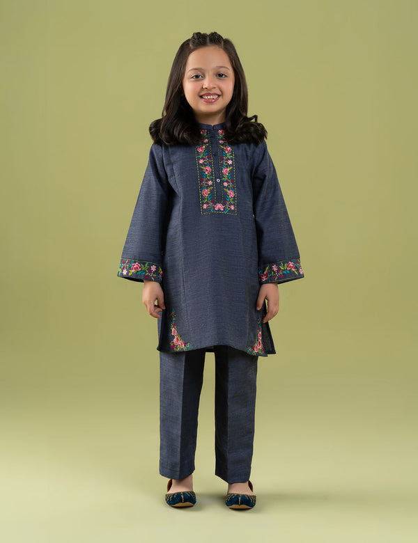 2 PIECE VIBRANT EMBROIDERED SUIT