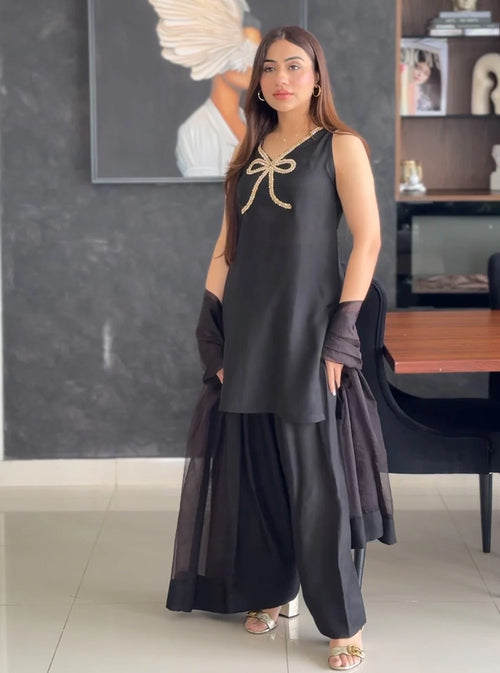 Maahi - with Farshi Shalwar - 3 Piece