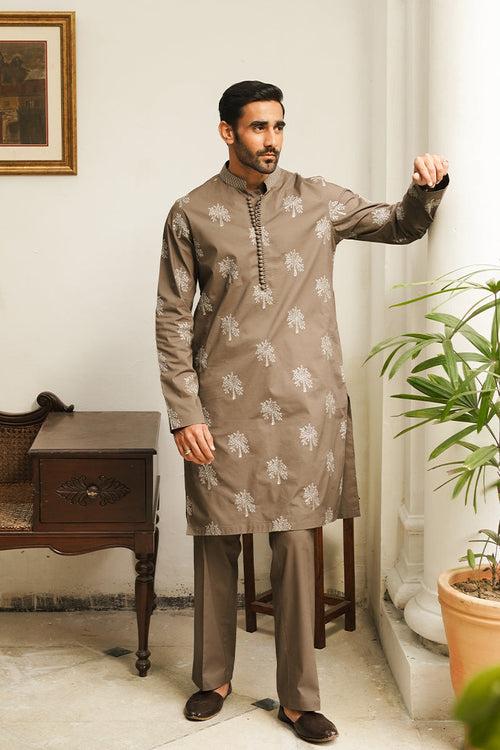 Caramel Brown Kurta Pajama