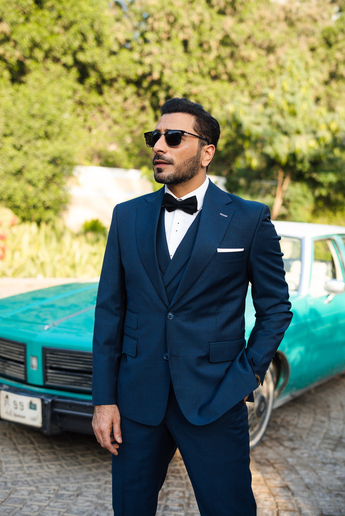 Blue Italian Suit