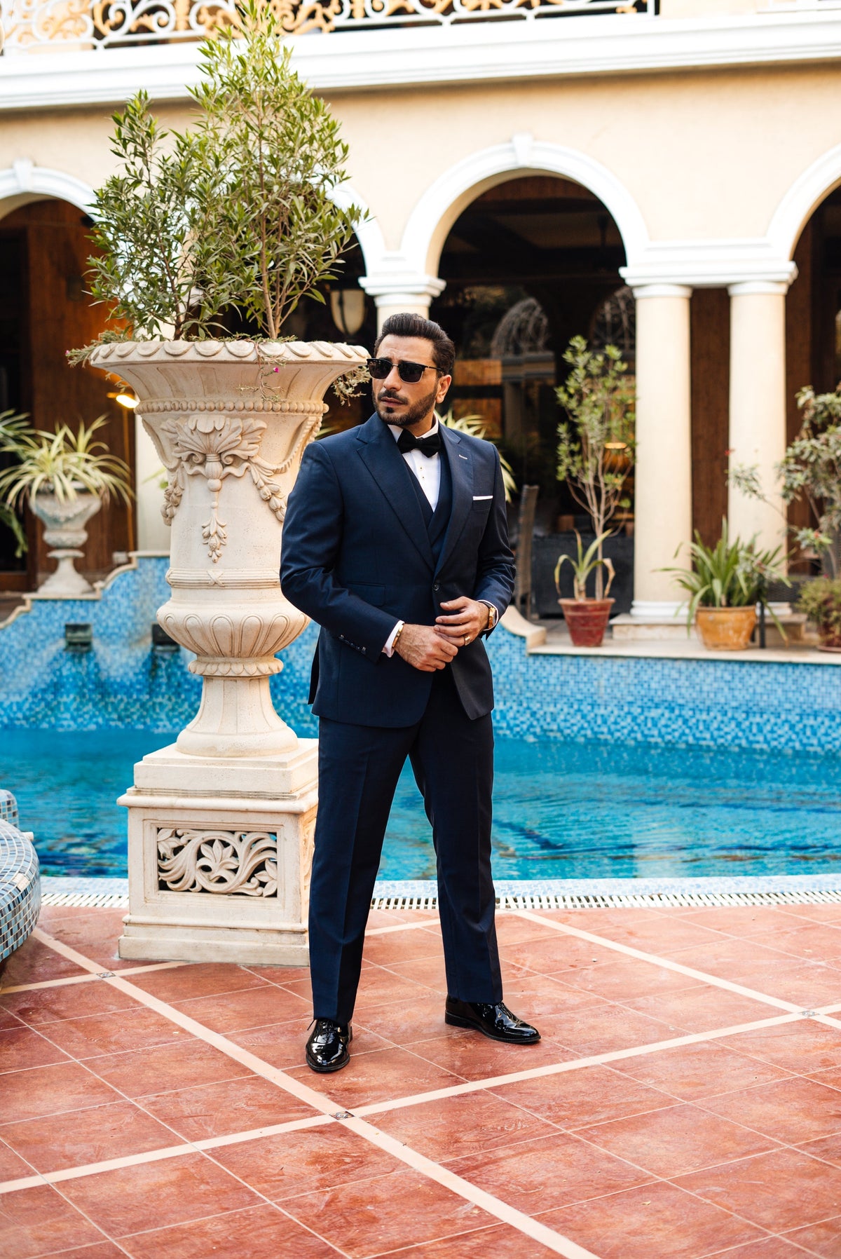 Blue Italian Suit