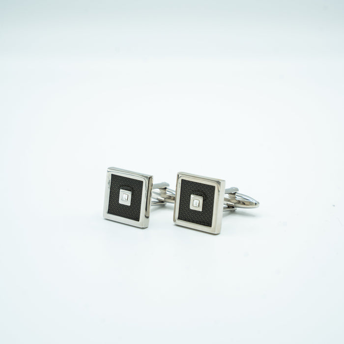 Onyx Square Cufflinks