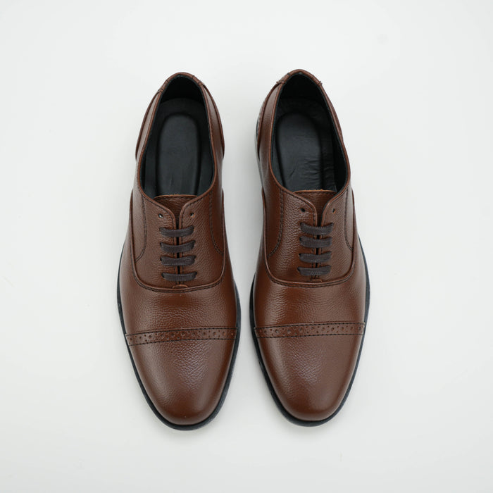 Tan Brown Mild Leather Shoes