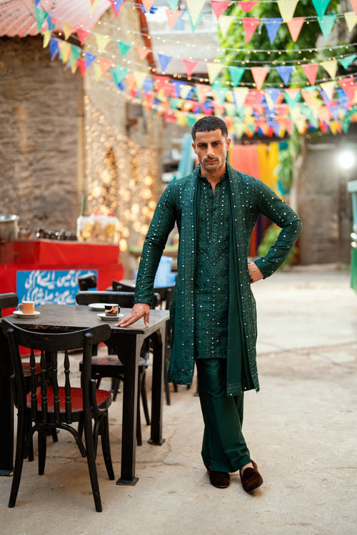 Sheesh - Posh GREEN Kurta Pajama