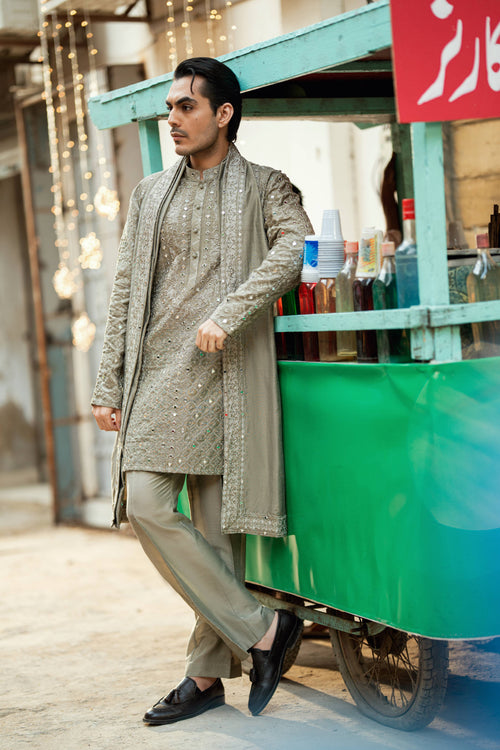 Sheesh - Posh CHAMPAGNE Kurta Pajama