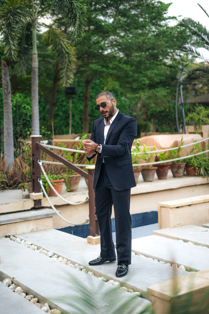 Navy Blue Italian Armani Suit