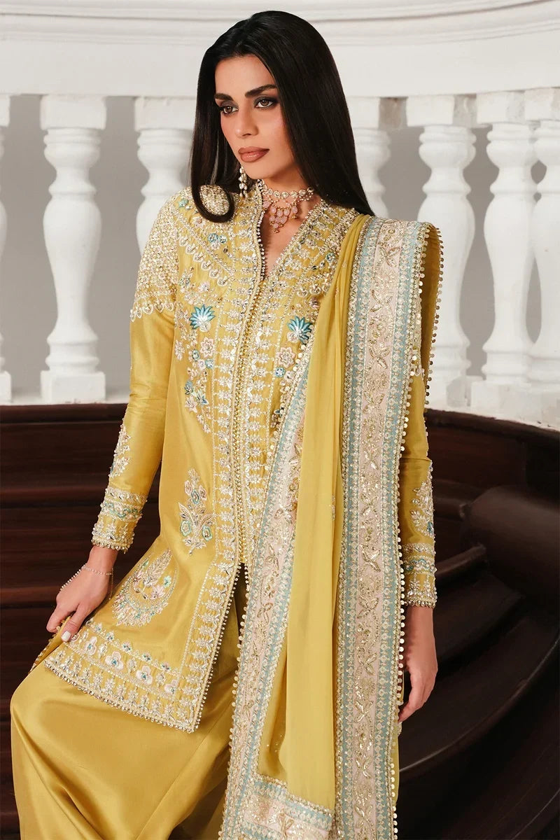 Mihra – Festive Front-Open Short Shirt by Saad Bin Shahzad (Festive Pret 2026)
