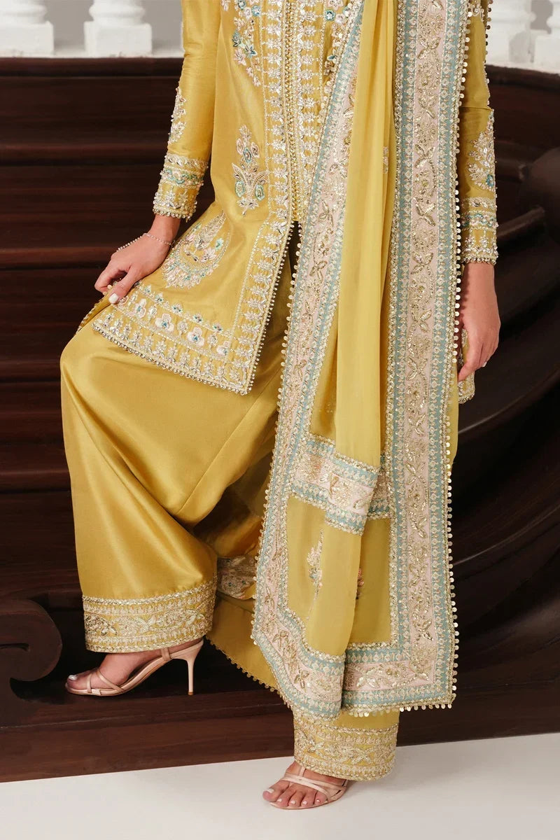 Mihra – Festive Front-Open Short Shirt by Saad Bin Shahzad (Festive Pret 2026)