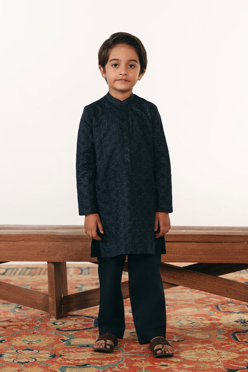 Navy Blue Kurta Pajama