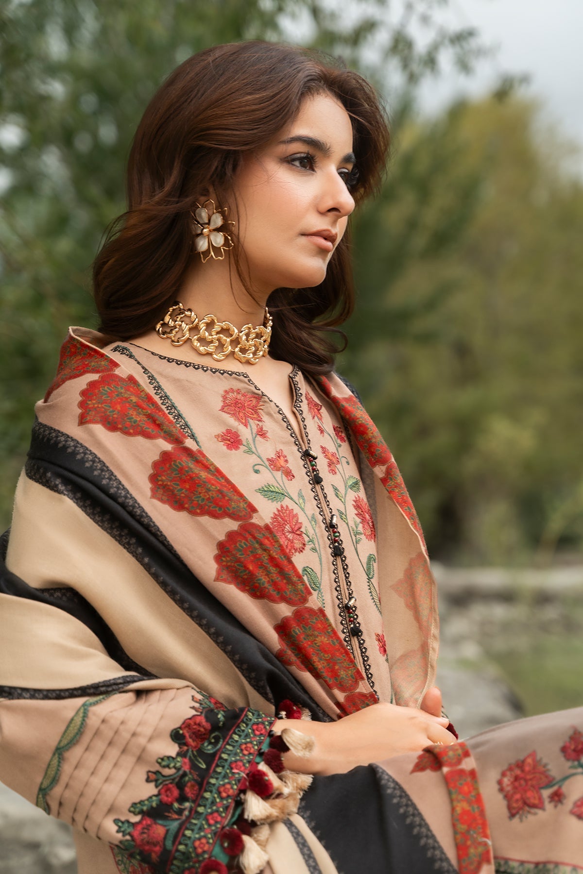 3-PC Unstitched Peach Leather Collection PSW6-17
