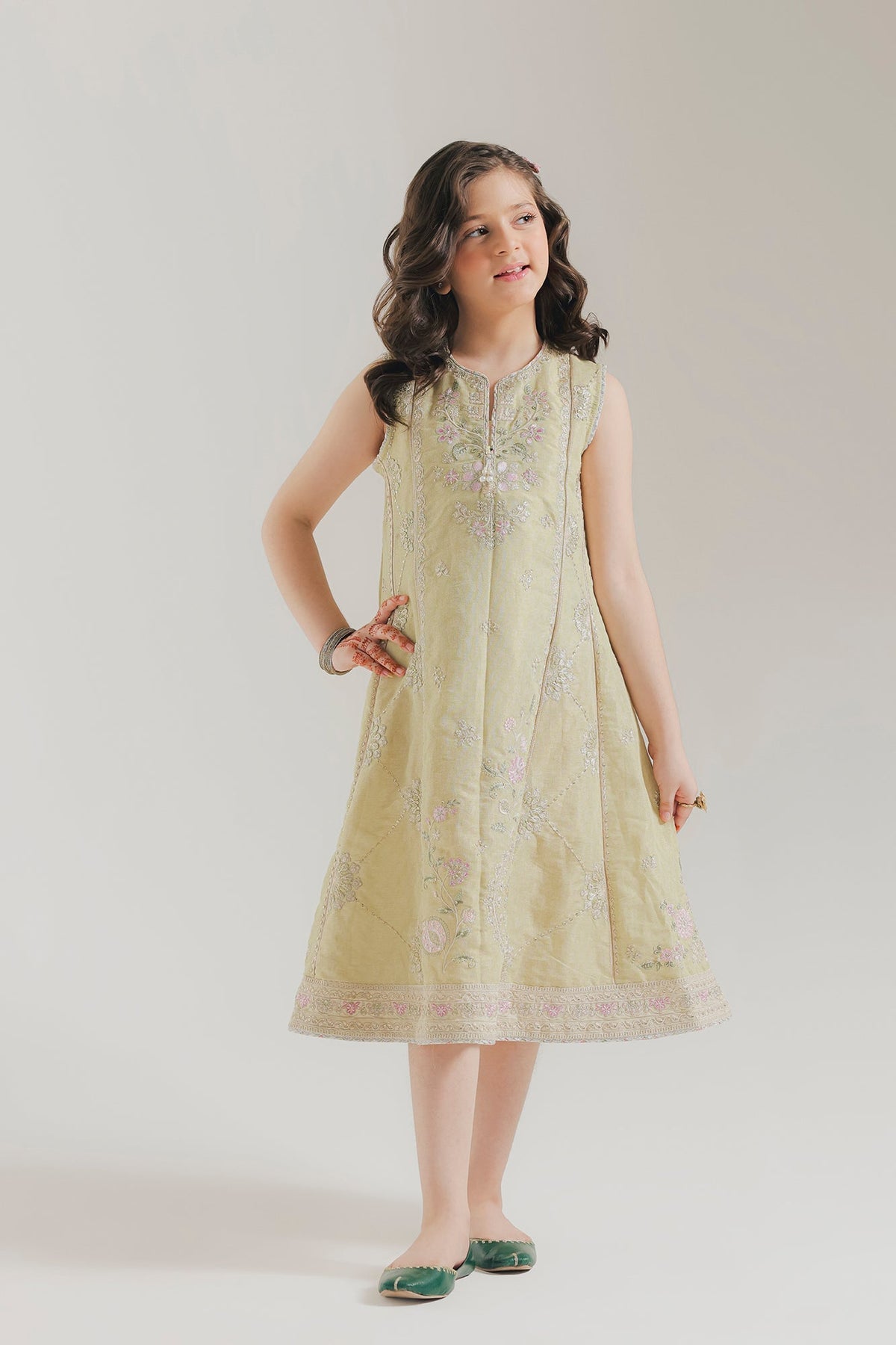 Embroidered Dress (E1051/404/129 E1051/304/129)