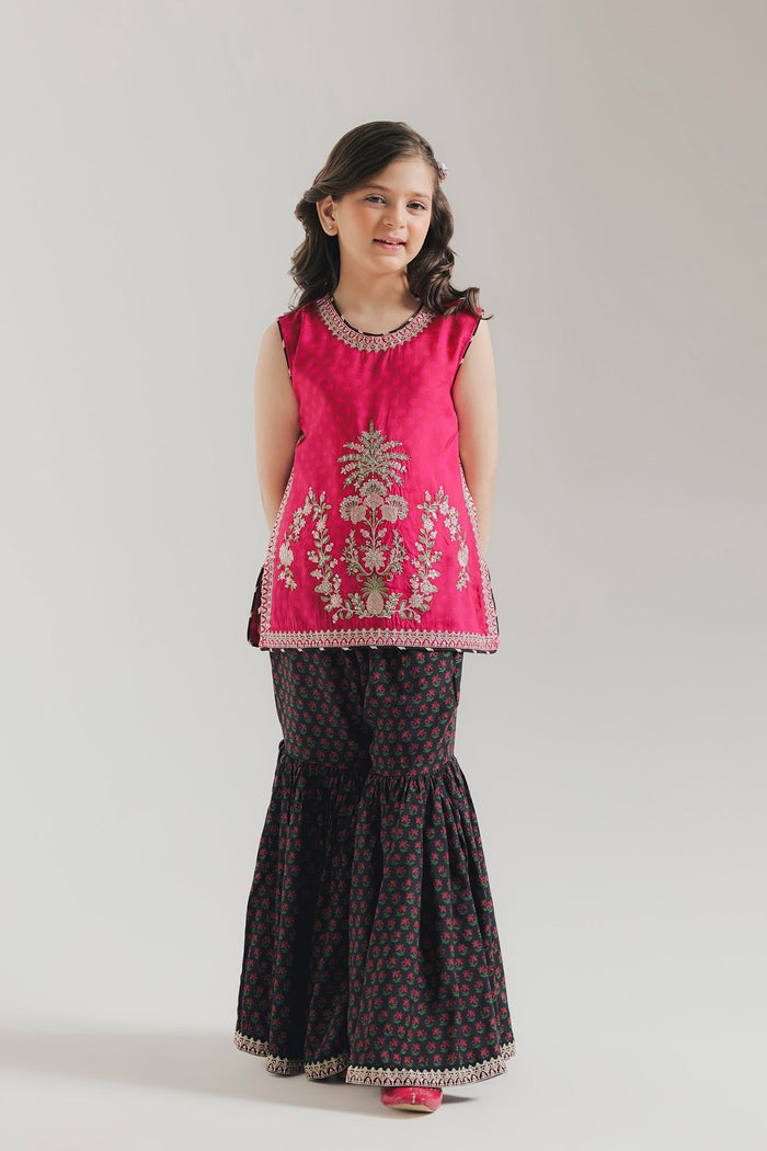 Barbie Pink Embroidered Suit