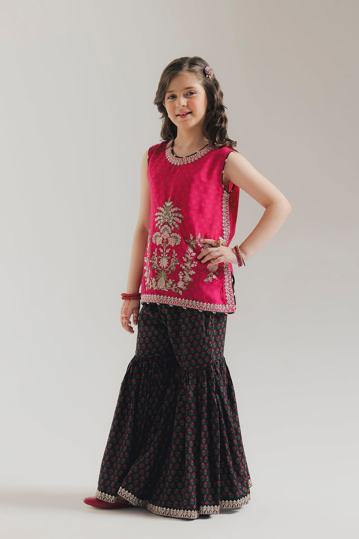 Barbie Pink Embroidered Suit