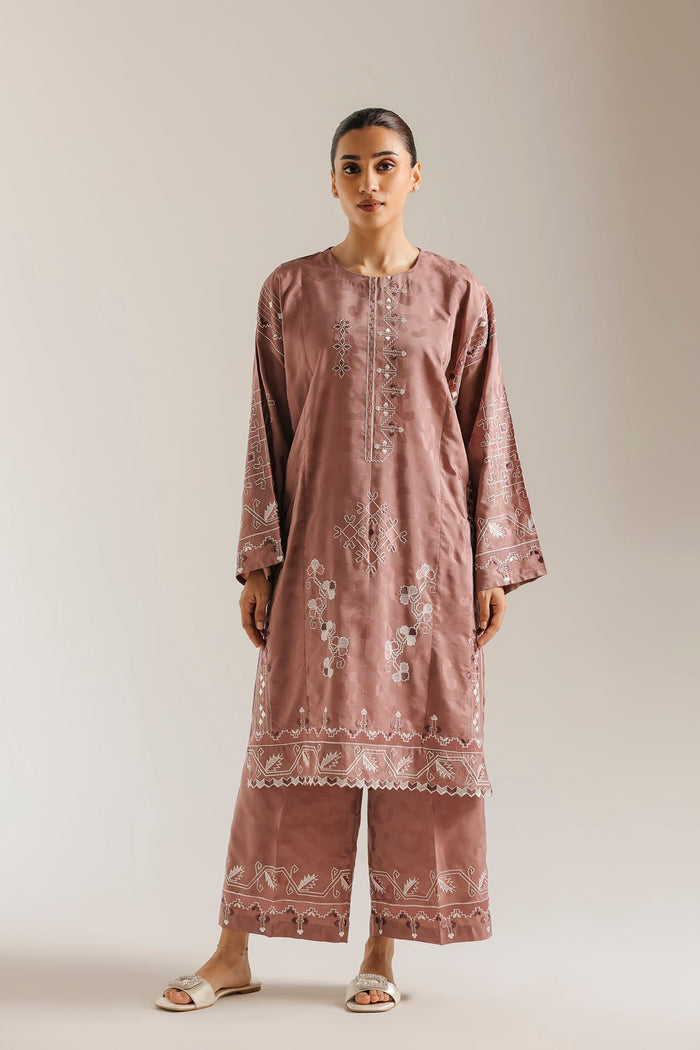 Embroidered 2 Piece Suit E9304