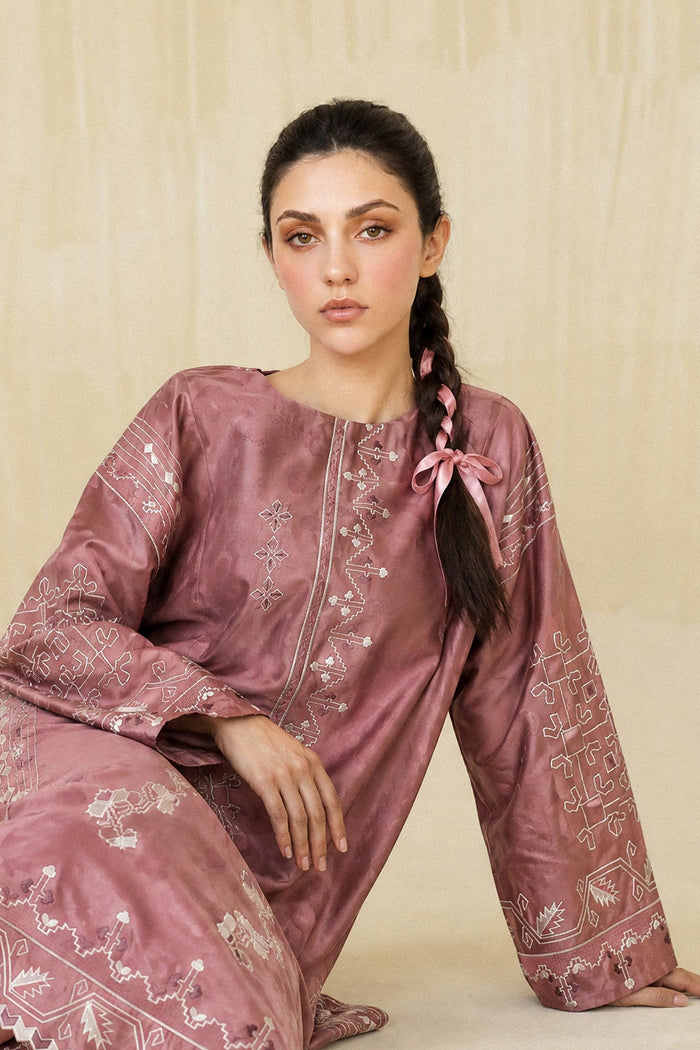 Embroidered 2 Piece Suit E9304