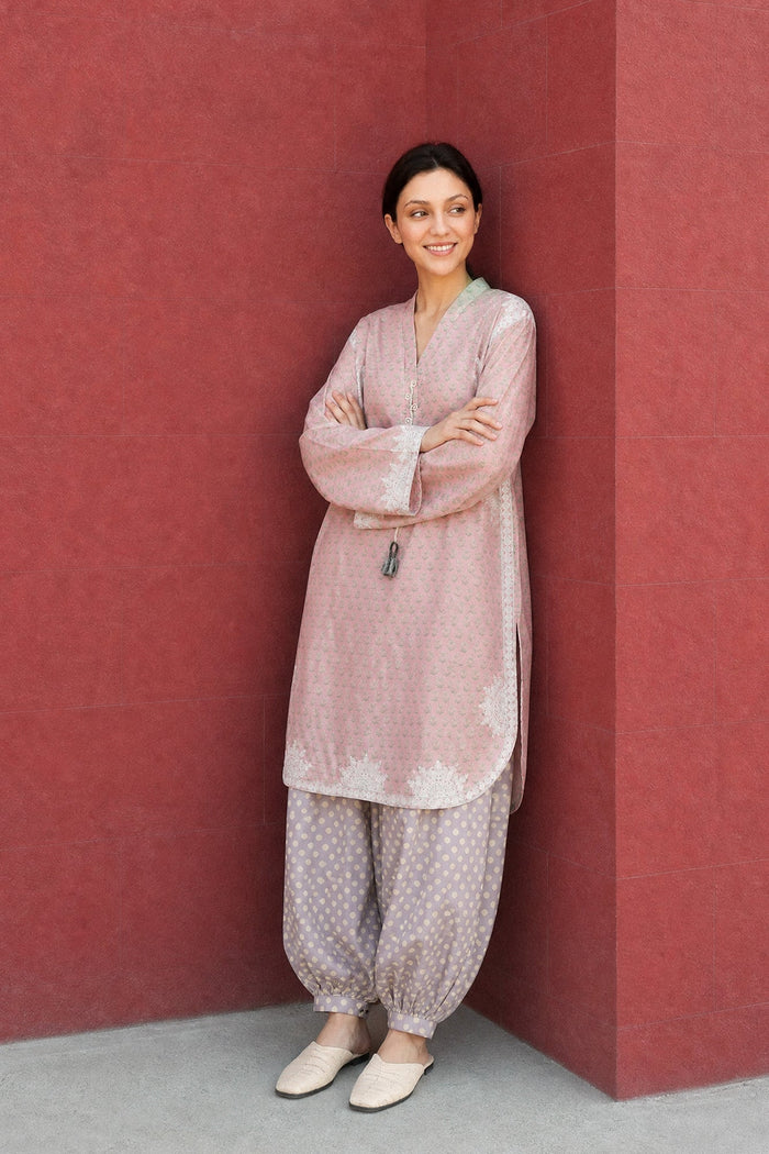 Embroidered 2 Piece Suit E9358