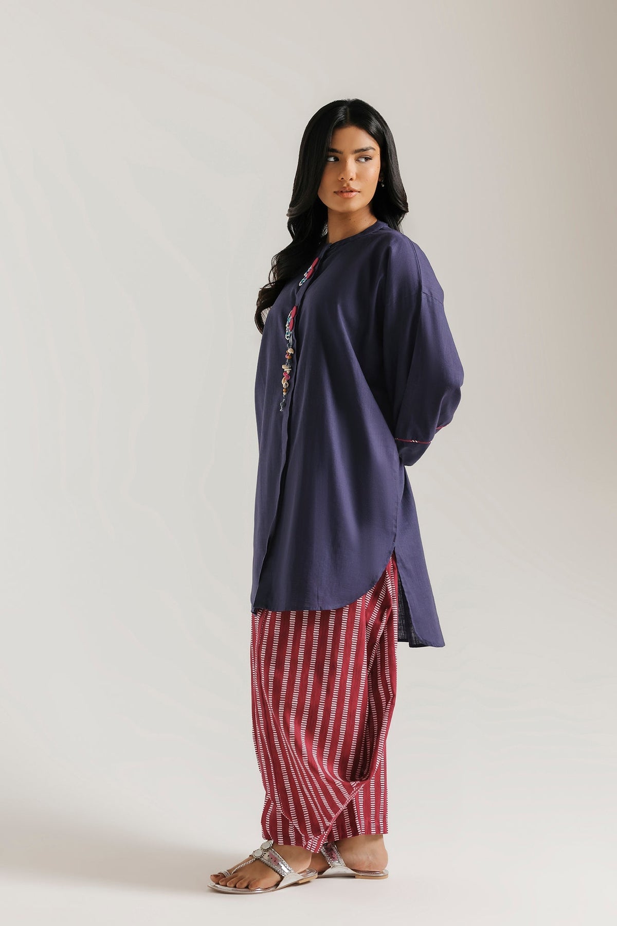 Embroidered 2 Piece Suit E9485