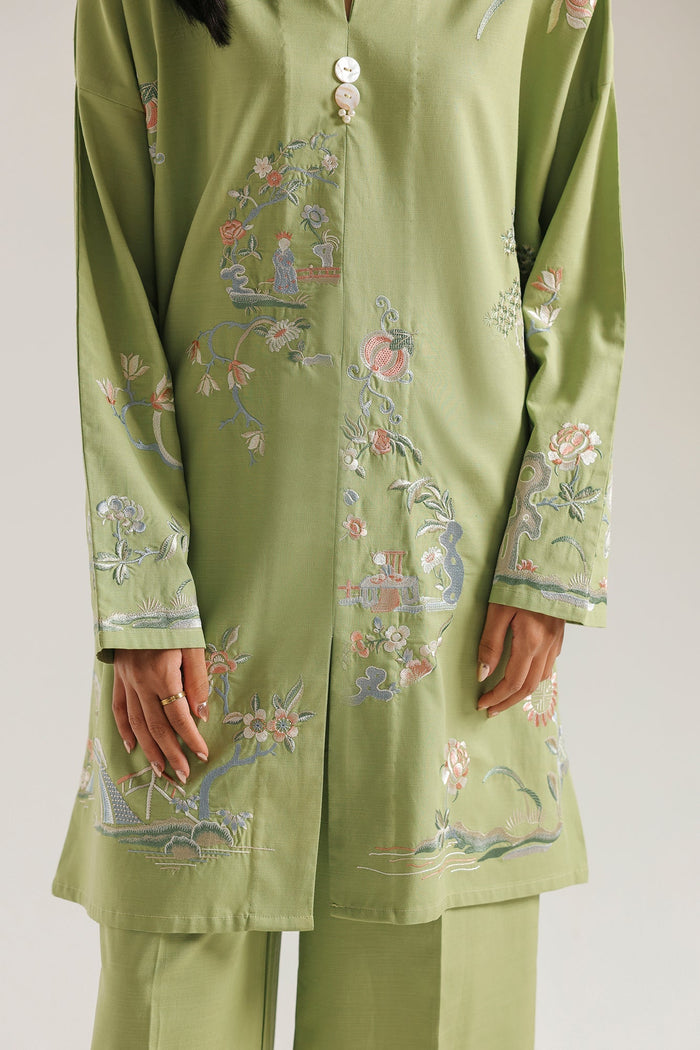 Embroidered 2 Piece Suit E9501