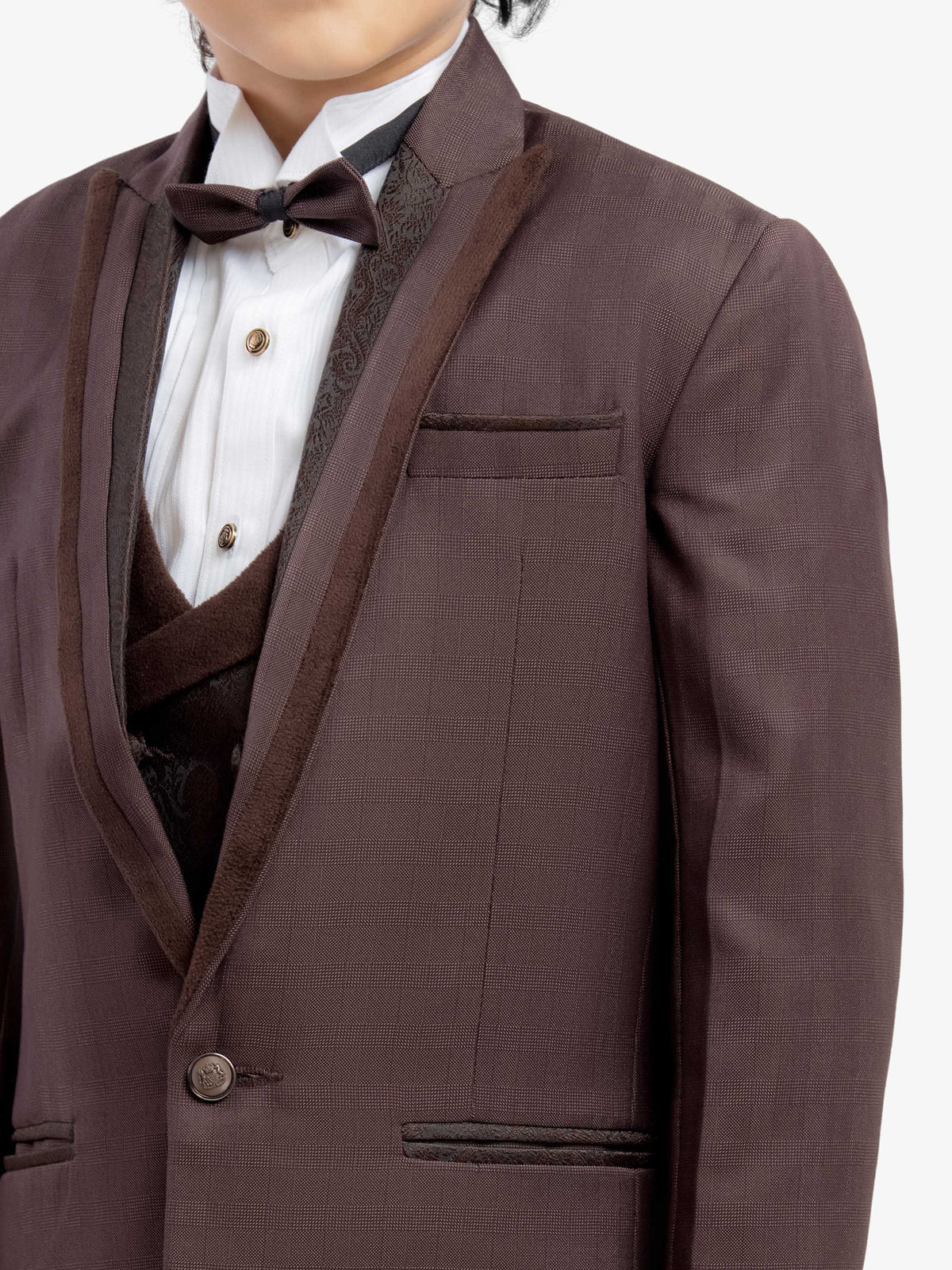 Notch Collar Tuxedo Suit - Ebtcpc5-4510