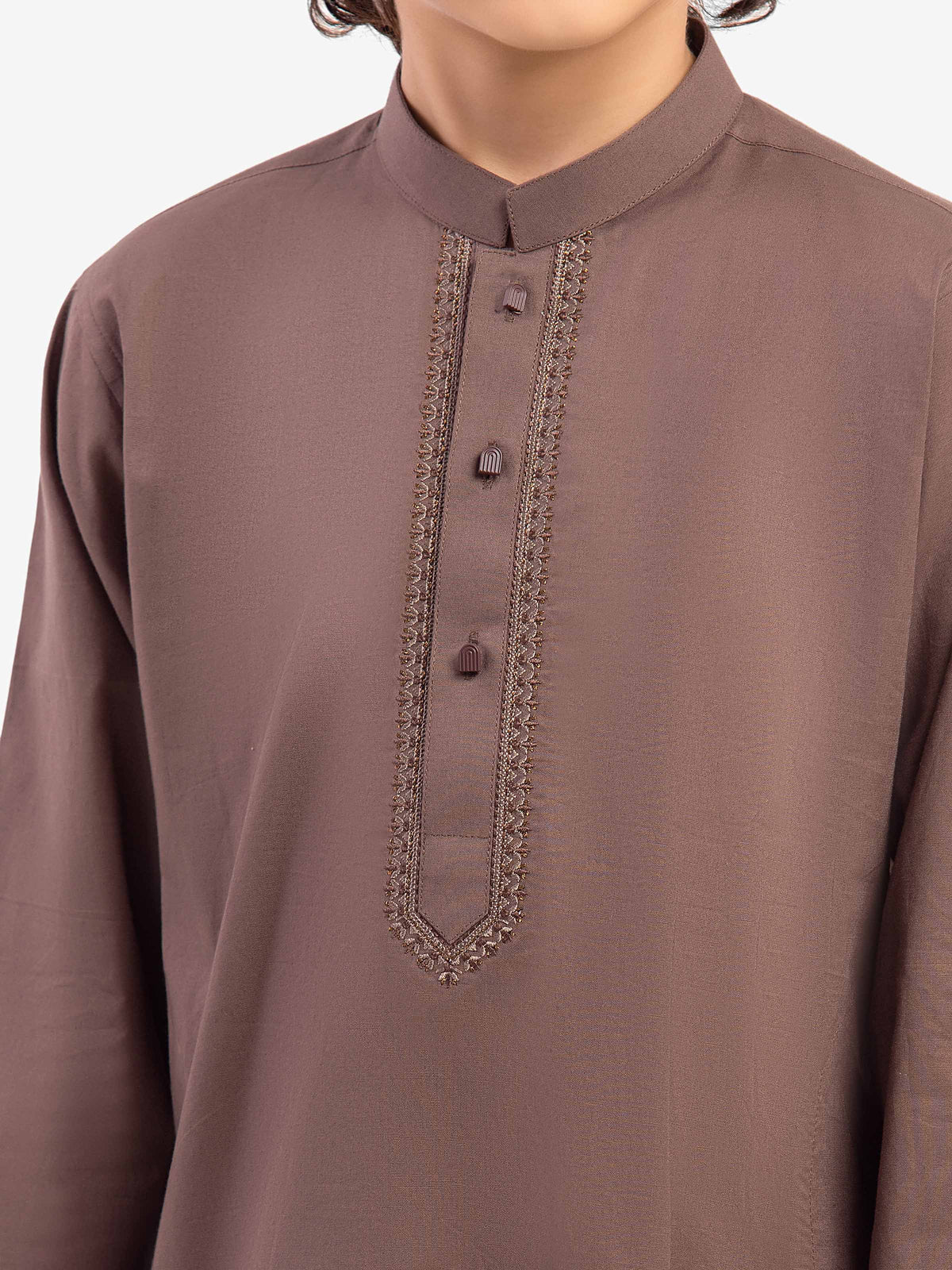Embroidered Cotton Kurta Pajama - Ebtkp5-028