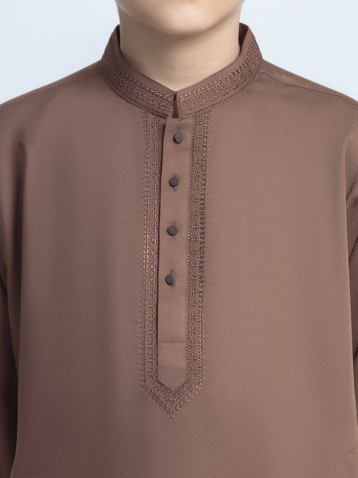 Embroidered Dobby Shalwar Kameez - Ebtks6-4131