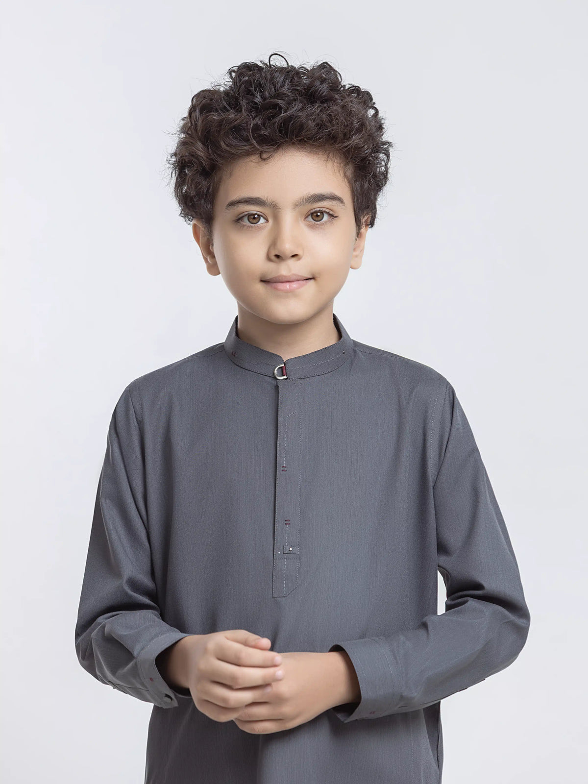 Blended Grey Shalwar Kameez - Ebtks6-4147
