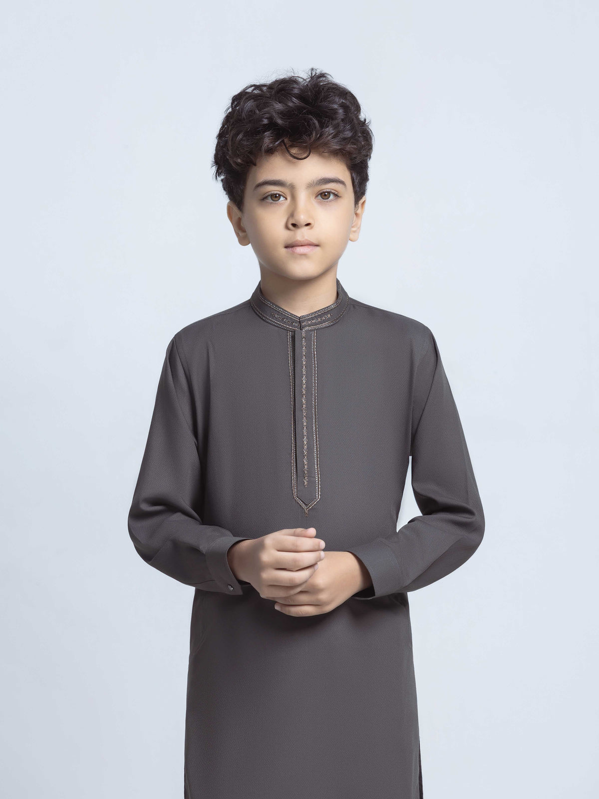 Embroidered Dobby Shalwar Kameez - Ebtks6-4134