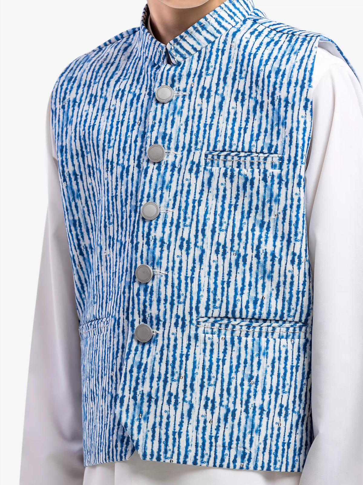 Blended Waistcoat Suit - Ebtwcs25-25195