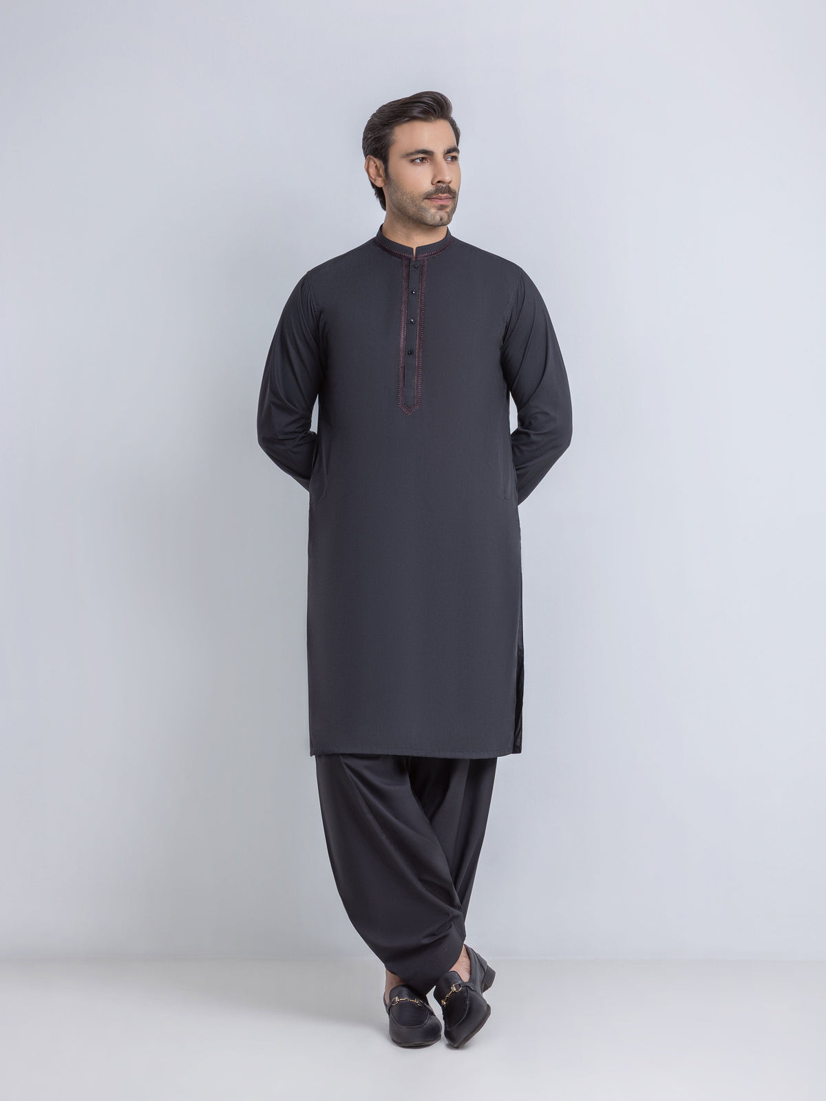 Embroidered Blended Shalwar Kameez - Emtks6-41273