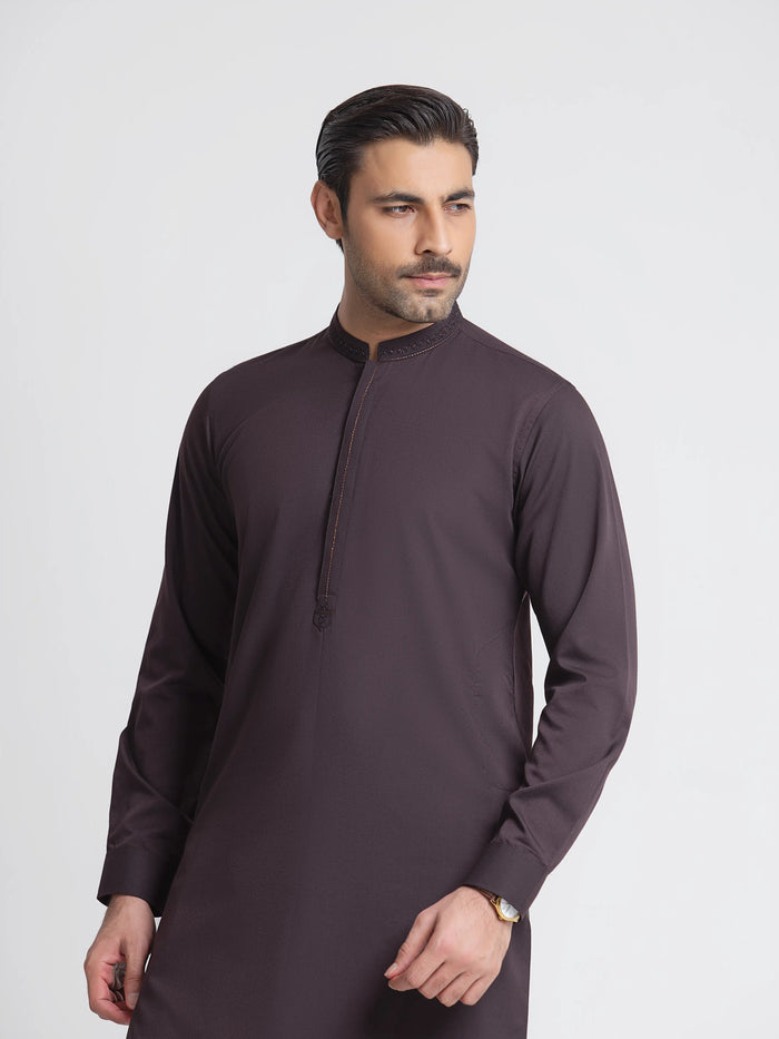 Embroidered Blended Shalwar Kameez - Emtkst6-99645