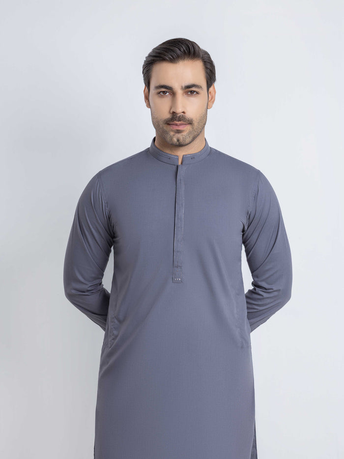 Embroidered Blended Shalwar Kameez - Emtkst6-99650