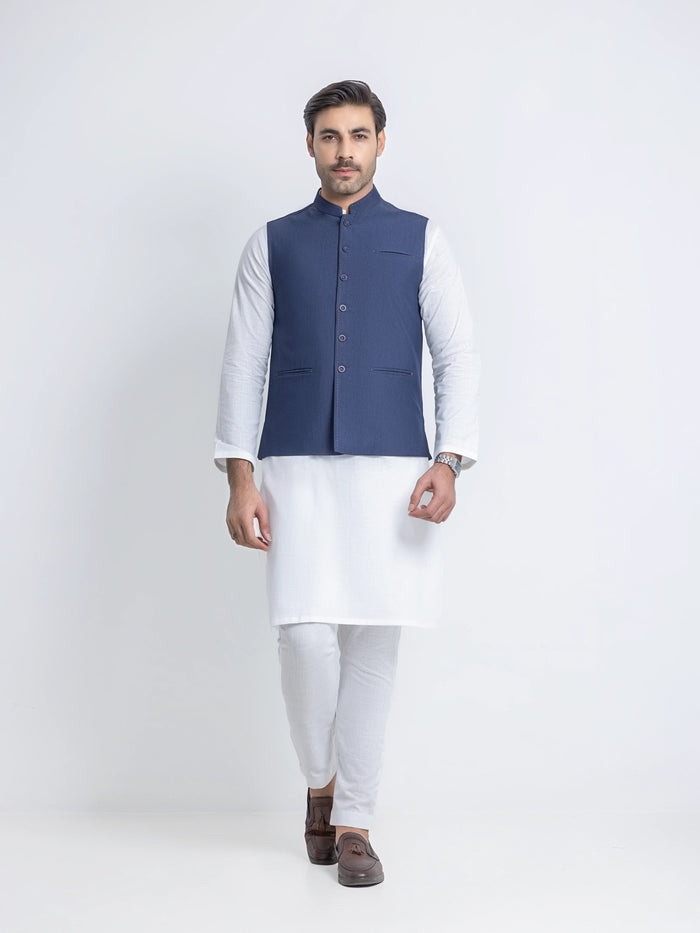 Plain Viscose Waistcoat - Emtwcp6-36012