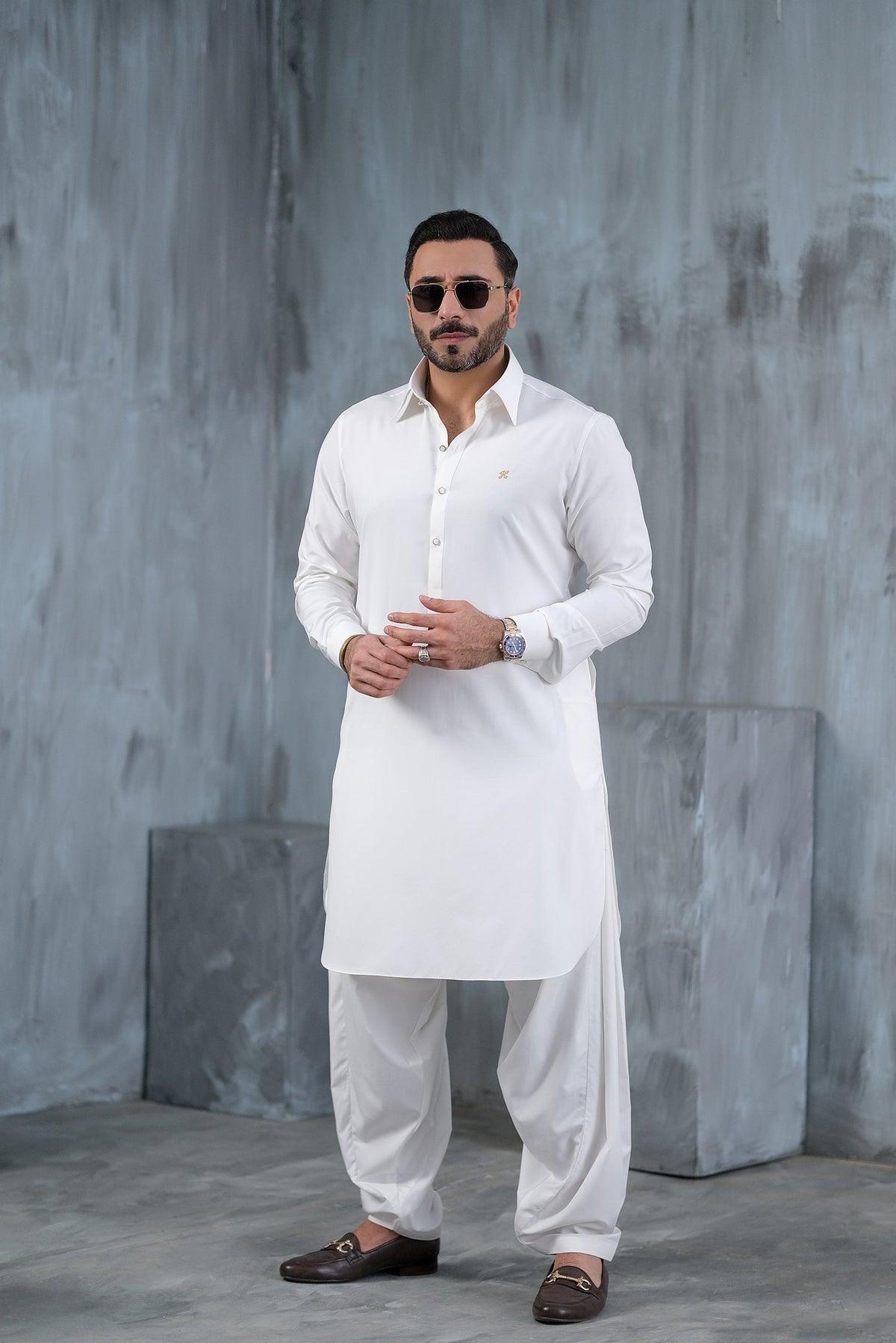 White Wash N Wear Shalwar Kameez